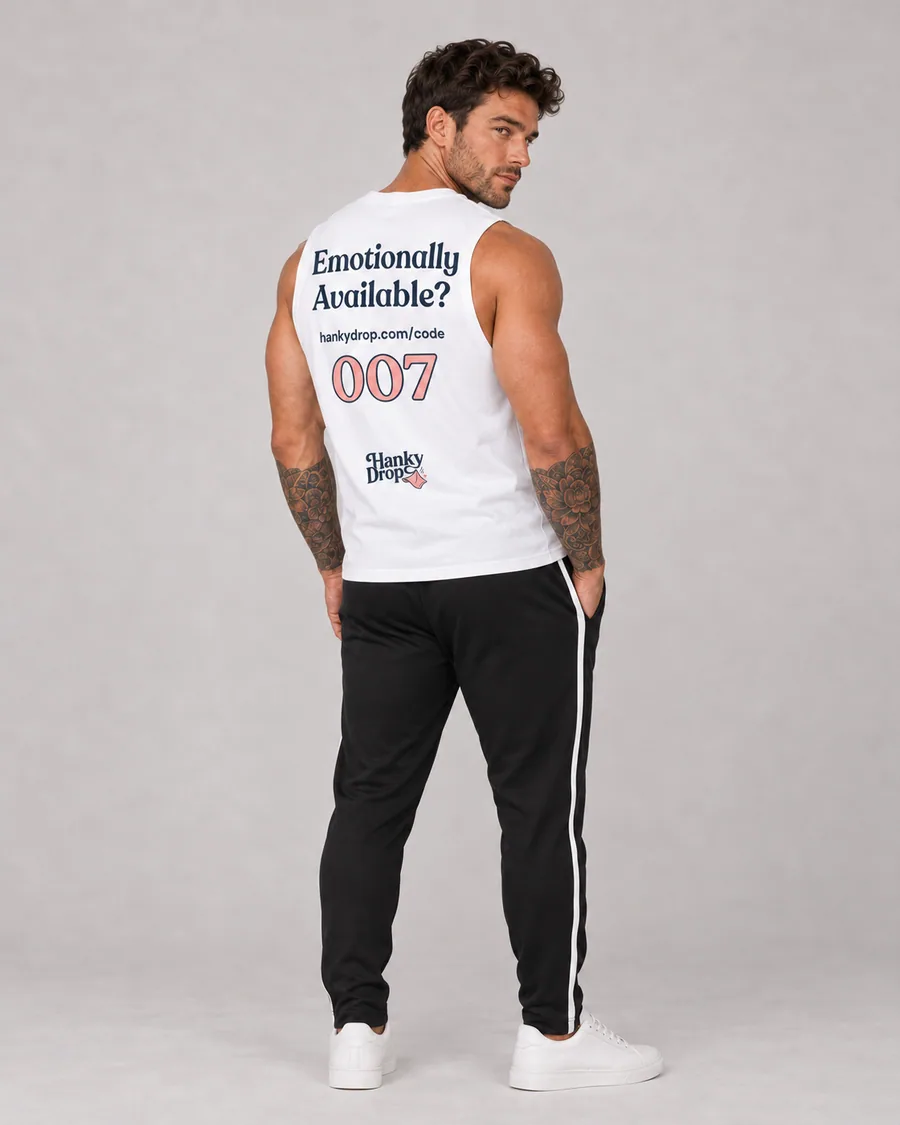 Men's Gym Top — White