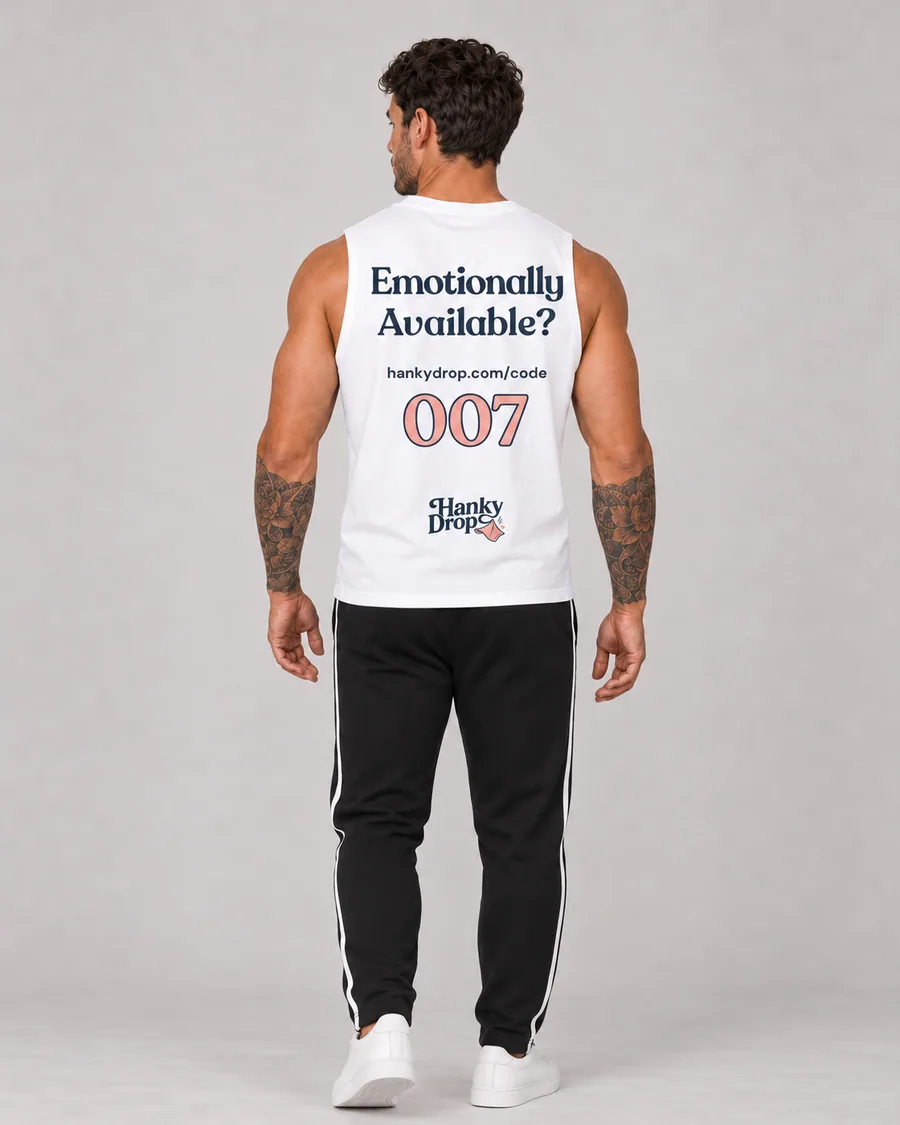 Men's Gym Top — White