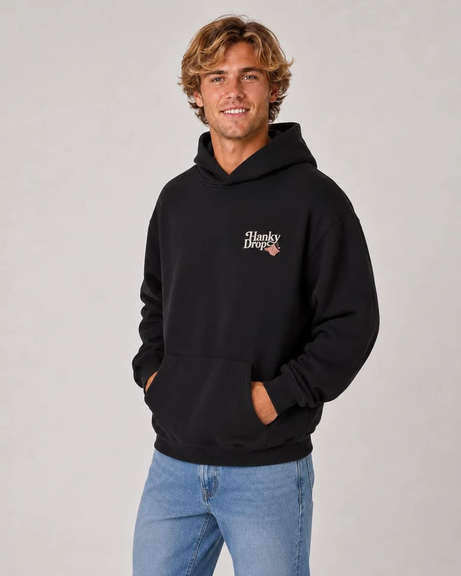 Men's Hoodie — Black