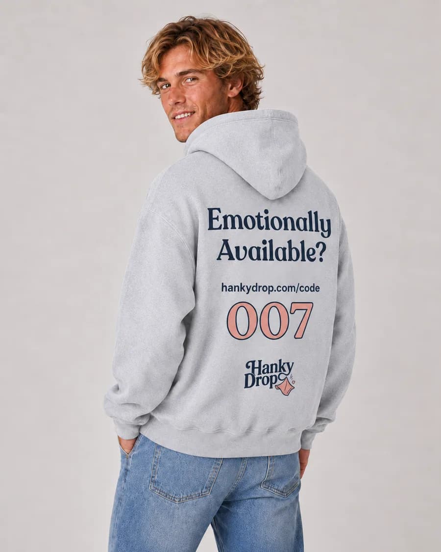 Men's Hoodie — Grey Marle
