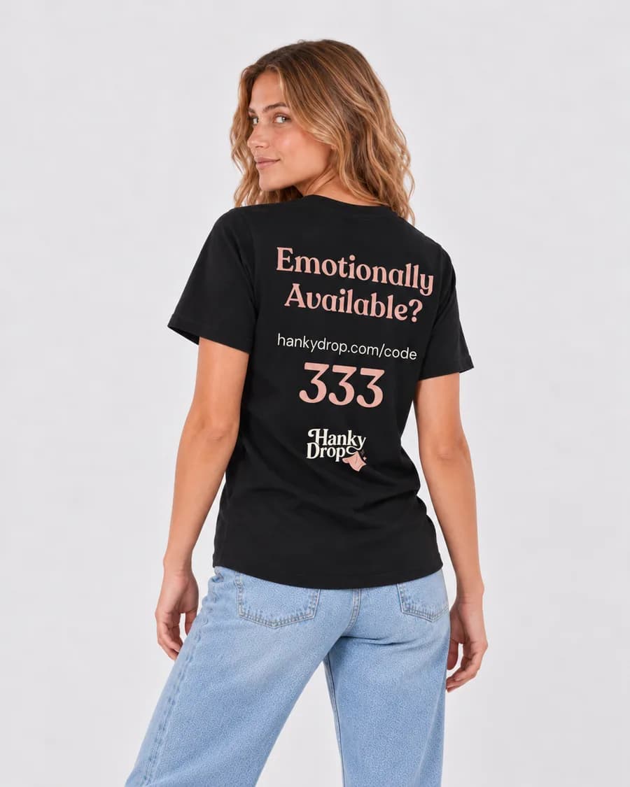 Women's Relaxed Tee — Black