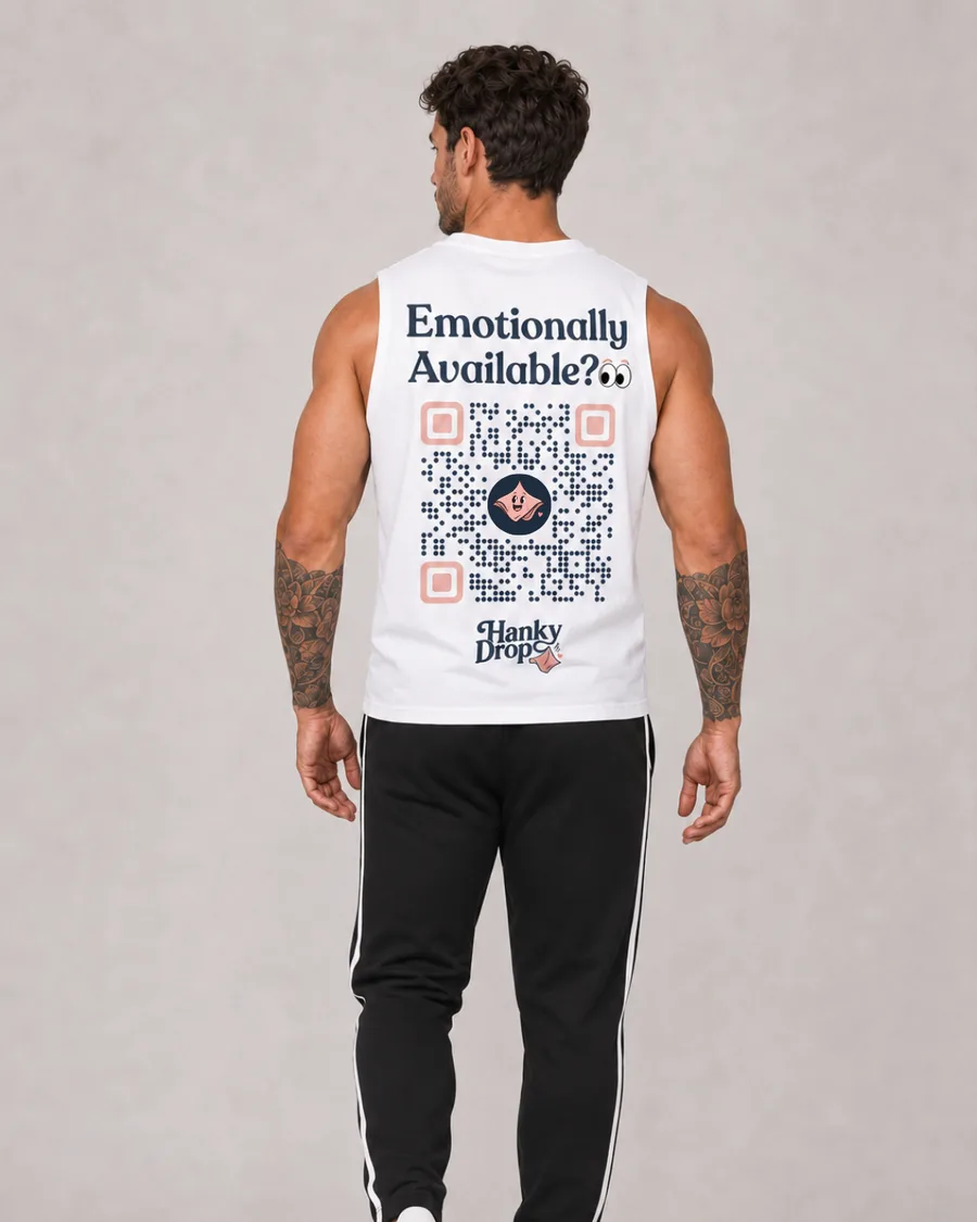 Men's Gym Top — White