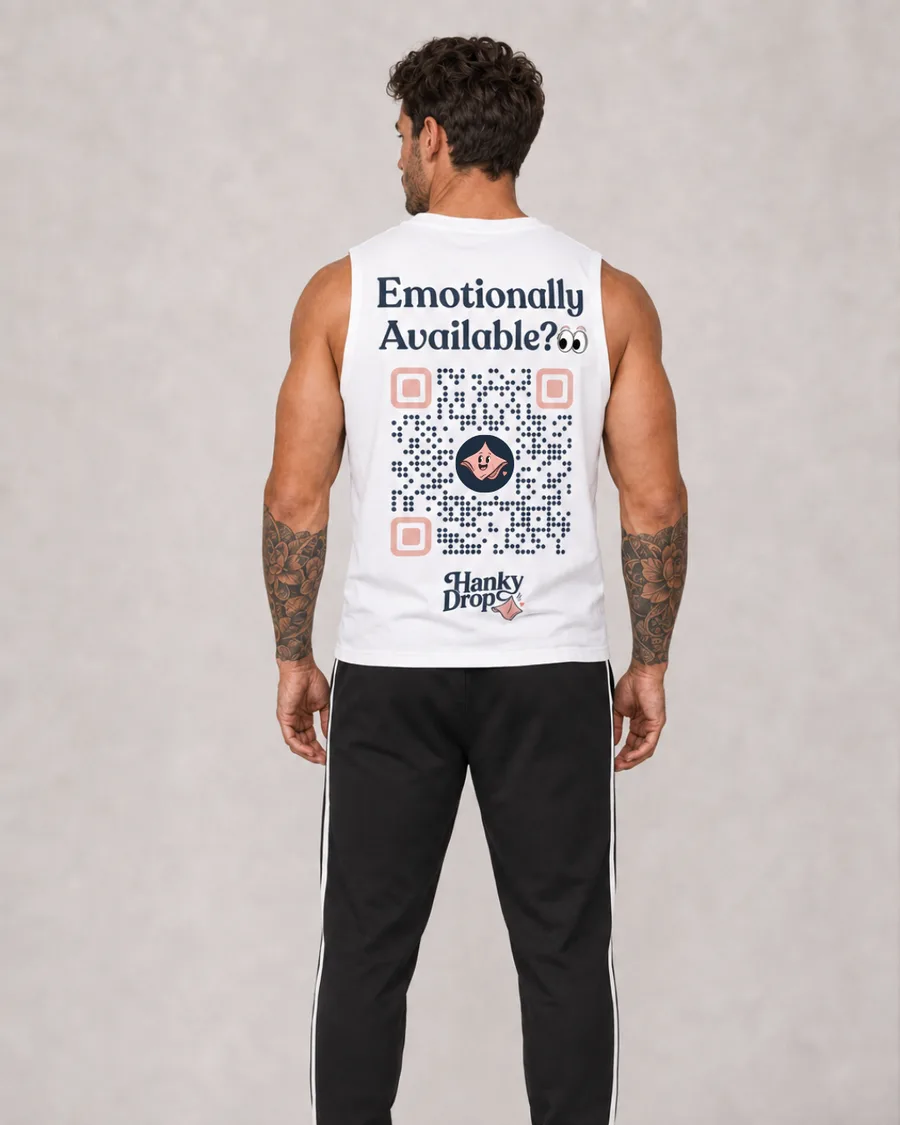 Men's Gym Top — White