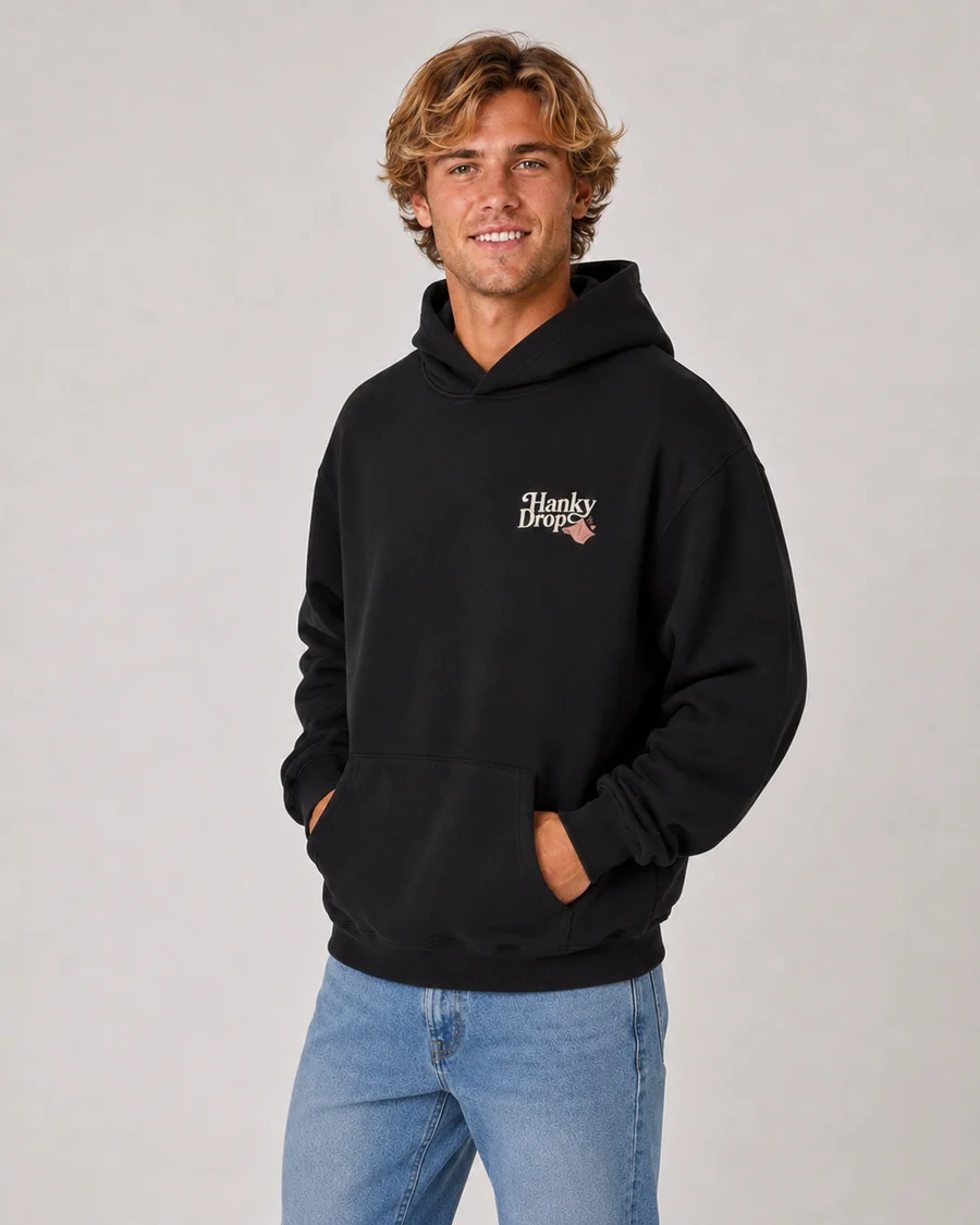 Men's Hoodie — Black