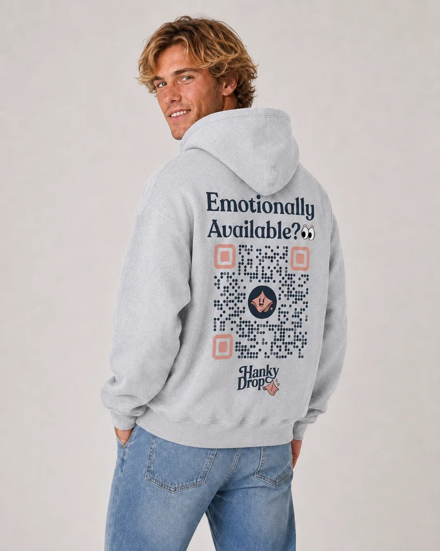 Men's Hoodie — Grey Marle