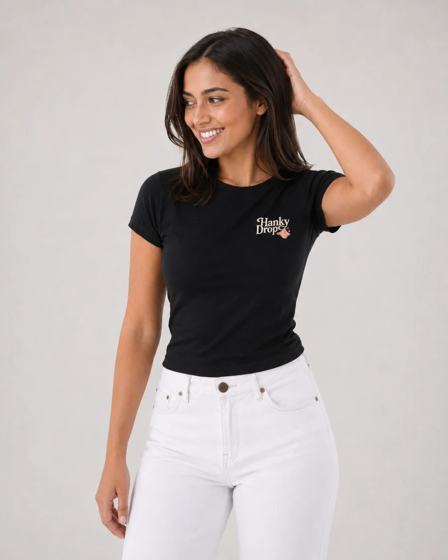 Women's Fitted Tee — Black
