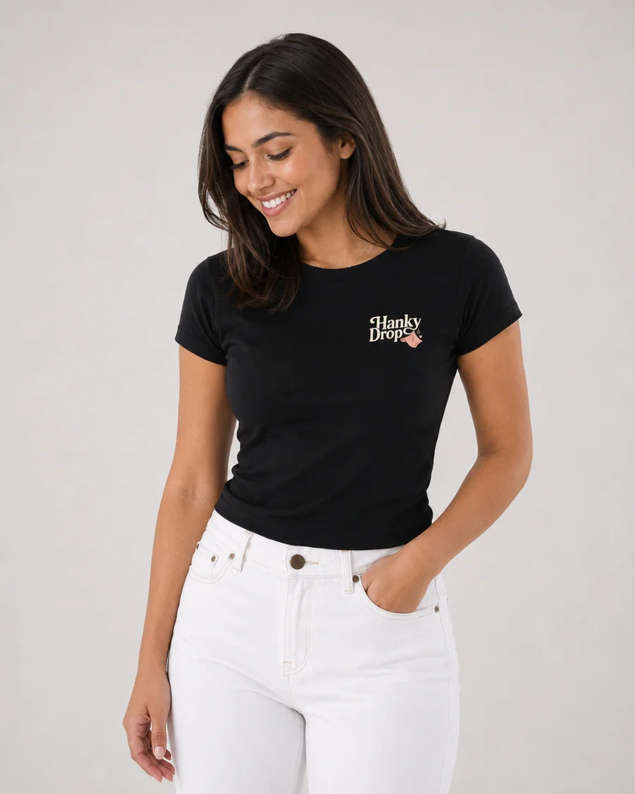 Women's Fitted Tee — Black