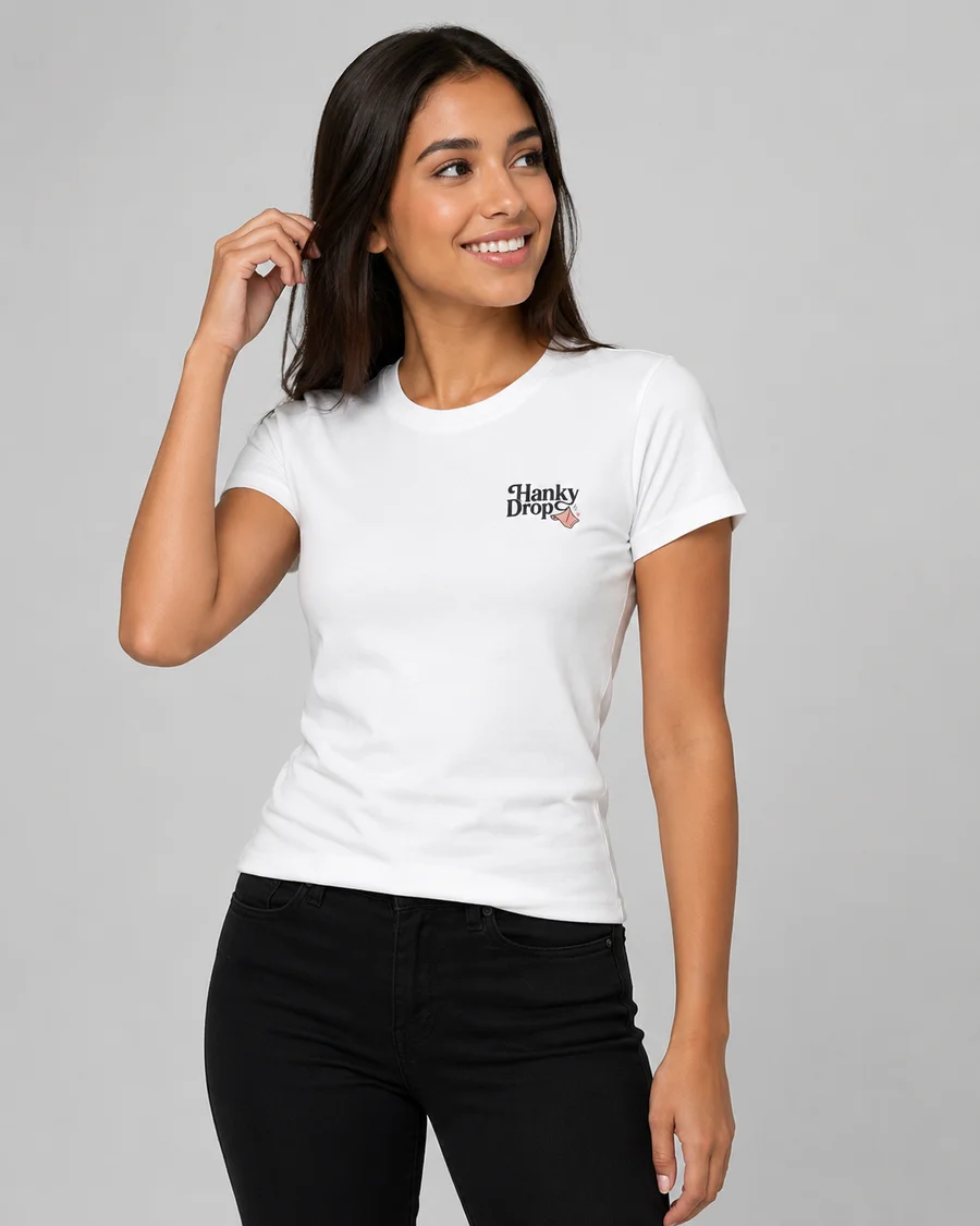 Women's Fitted Tee — White