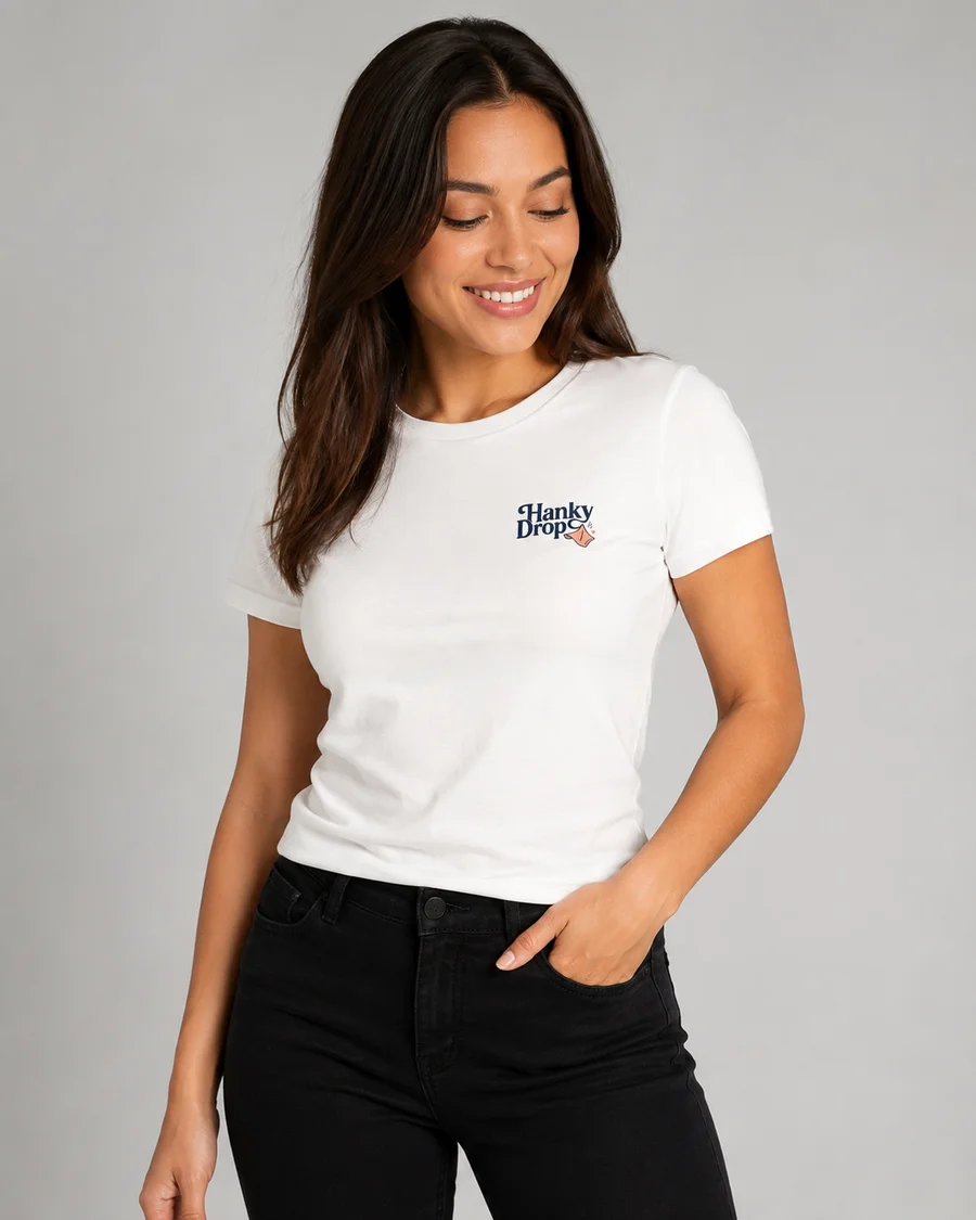 Women's Fitted Tee — White
