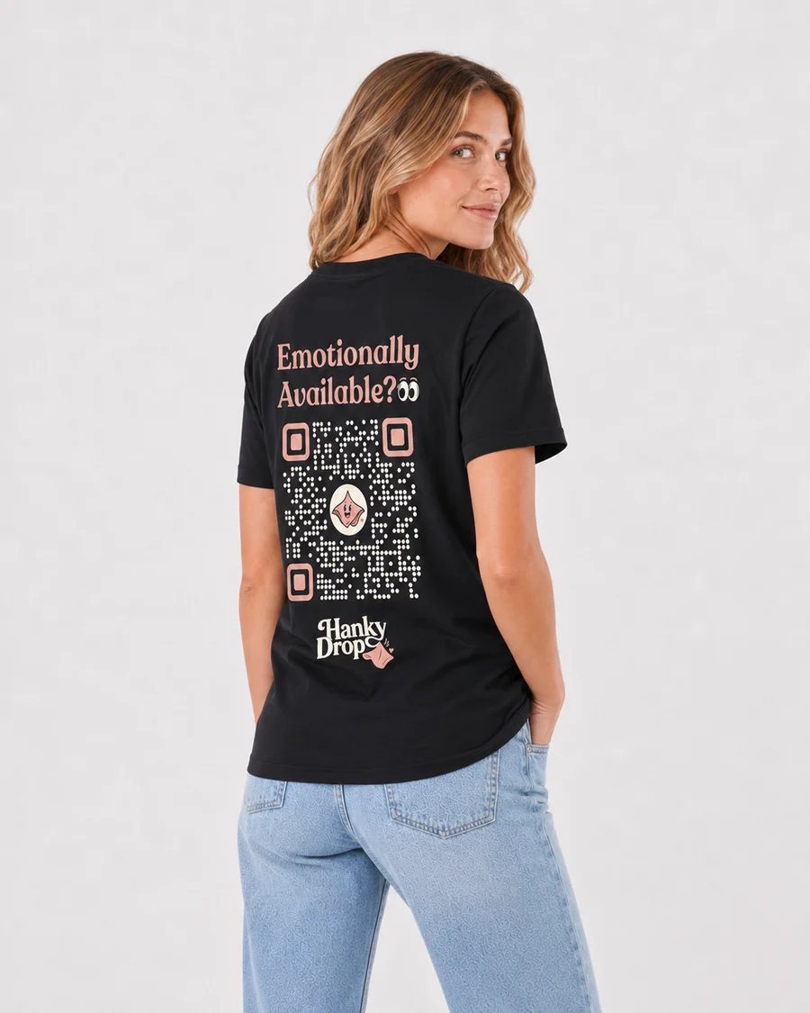 Women's Relaxed Tee — Black