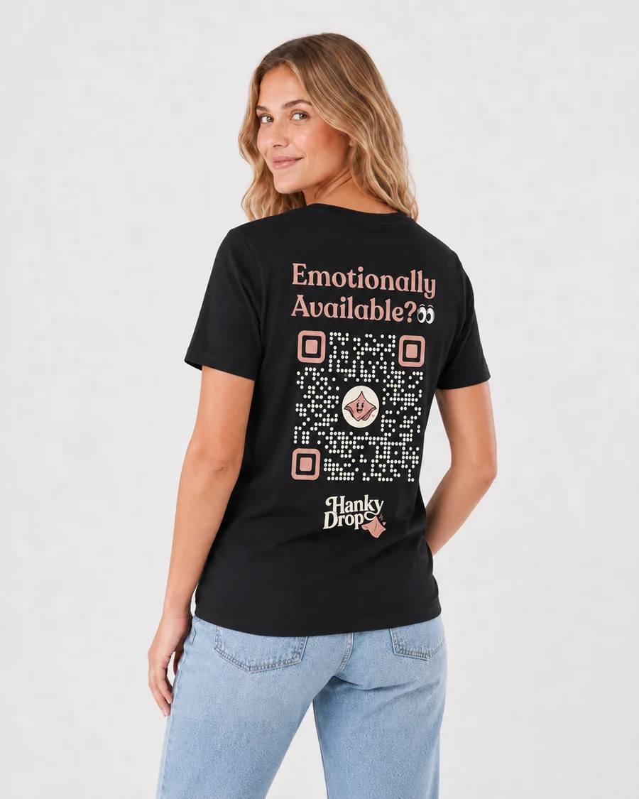 Women's Relaxed Tee — Black